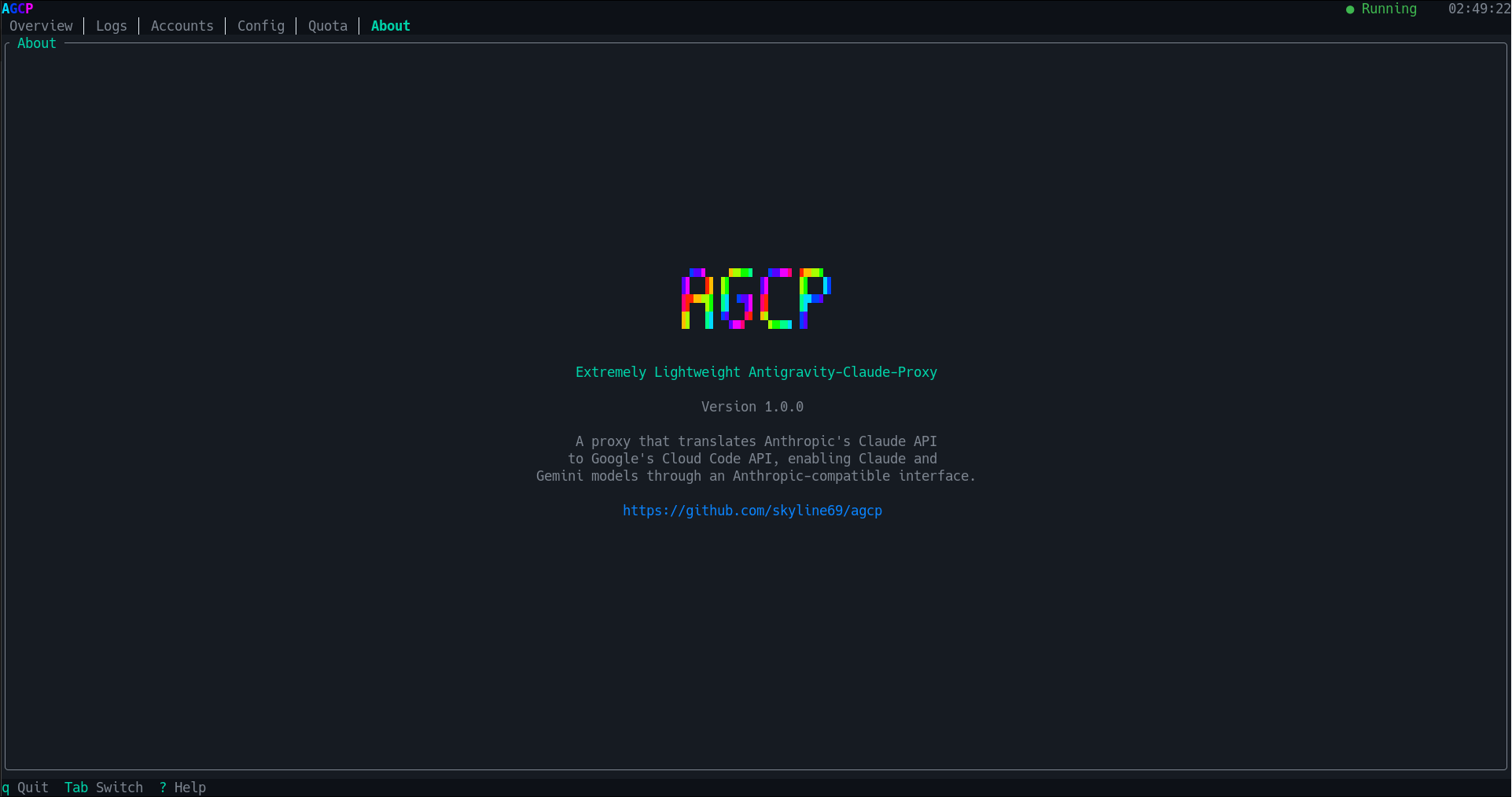 AGCP About page